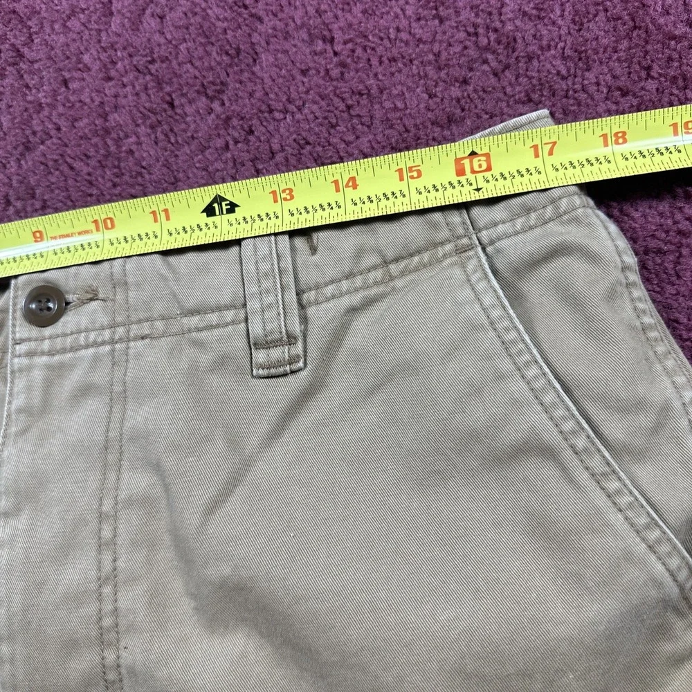 Polo Jeans Company Cargo Shorts Mens 34 Khaki Ralph Lauren MFG USRL Surplus VTG